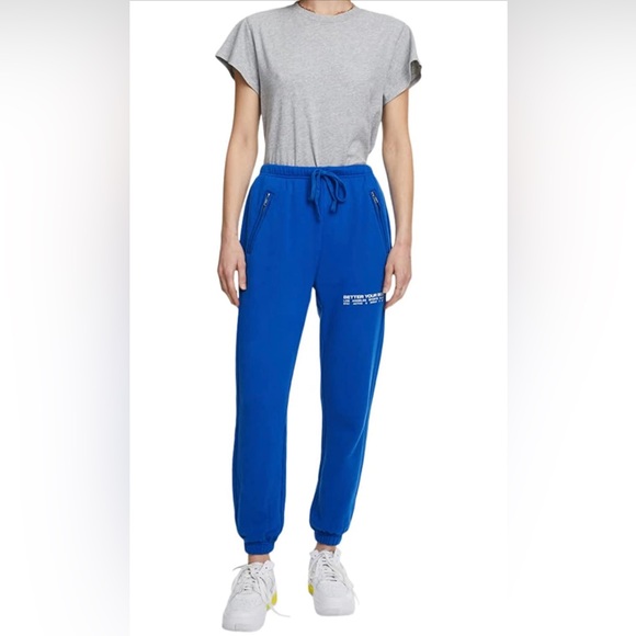 NWT (L) Sincerely Jules x Bandier Juniper Sweatpant Winter Blue - Picture 4 of 10